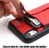 TOOVREN Cover for iPhone XR Wallet Case with Lanyard Strap Card Holder Protective Cover with Stand Wallet Leather PU Adjustable Detachable Lanyard...