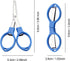 Folding Scissors Small Foldable Scissors Mini Travel Stainless Steel Portable Scissors Bulk Glasses Shaped Anti Rust Sewing Cutter Shear for Nurse...