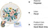 KISSBUTY Full Range of Embroidery Starter Kit with Pattern, Stamped Embroidery Kit Including Embroidery Cloth with Pattern, Bamboo Embroidery Hoop...