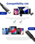Extra Long iPhone Charger Cord 16Ft, 16 Feet USB C to Lightning Cable Fast Charging Nylon Braided iPhone Charger Cable for iPhone 13/13 Pro/13 Pro...