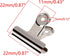 72Pcs Mini Bulldog Clip, Silver Stainless Steel File Money Binder Clips Clamps/Metal Food Bag Paper Clips for Paper Organizers, Photo Wall Decorat...
