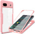 CCSamll Clear Case for Google Pixel 6A with Built-in Screen Protector, Slim Shockproof Soft TPU Bumper Full Body Protection Phone Cover Case for G...