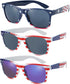 Giga Gud 4th of July USA Flag American America USA Flag Patriotic Sunglasses...