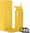 IRON °FLASK Sports Water Bottle - Wide Mouth with 3 Spout Lids - Stainless Steel Gym & Outdoor Bottles for Men, Women & Kids - Double Walled, Insu...