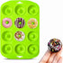 Silicone Donut Pan, Bite Size Silicone Donut Pans for baking, Mini Donut Pan, Mini Baking Pan for baking delicious donuts, Non-stick Bottom, Easy ...