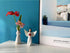 Guardian & Healing Angel Solid Resin Figurine,Red Heart Girl with Wings,Hand-Painted Home Decor Statue, Figurines for House Warming, Birthday Frie...