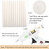 Translucent Wax Seal Sticks 26pcs, Andotopee Glue Gun Wax Seal Sticks for Wax Seal Stamp, Premium Sealing Wax for Envelope Letter Seal Wedding Inv...