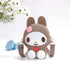 Cartoon Small Crossbody Bag for Teen girls Silicone Bunny Rabbit Purse Handbag Kids Waterproof Shoulder Bag...