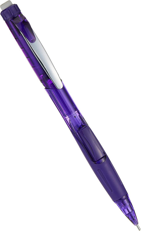 Pentel Mechanical Pencil, Refillable Lead/Eraser, 0.9mm, Purple (PENPD279TV)...
