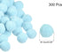 MECCANIXITY Pom Felt Balls Felting Fabric 1.5cm 15mm Light Blue for Home Crafts Project DIY Pack of 300...
