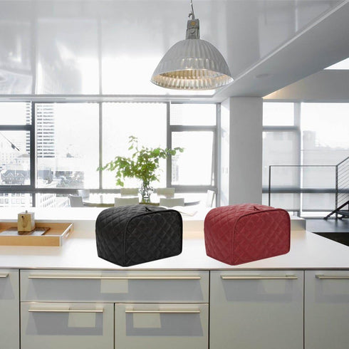 2 Slice Toaster Dust Cover Dust Proof Bag 2 Pack Red & Black...
