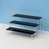 ihomecooker 3 Tier Black Acrylic Display Riser Cupcake Stand Display Shelf for Decoration, Collection, Makeup...