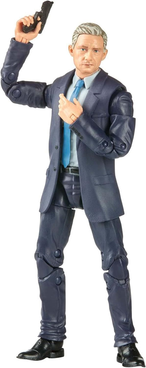 Marvel Legends Series Black Panther Legacy Collection Everett Ross 6-inch MCU Action Figure Toy, 1 Accessory, 3 Build-A-Figure Parts...