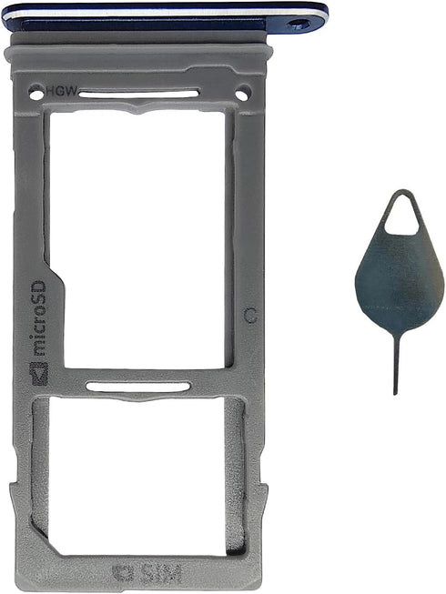Ubrokeifixit Galaxy Note9 Micro SD Card Slot Single Sim Card Tray Holder Replacement for Samsung Galaxy Note9 SM-N960U SM-N960F Blue......
