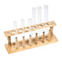 uxcell Wooden Test Tube Holder Rack 6 Wells 6 Pins for 16-20mm Centrifuge Tubes 2Pcs...