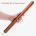 Aisoso French Rolling Pin, 17.7 Inches Wood Rolling Pin for Baking Extra Long Thickened, Classic Wooden Dough Roller for Fondant Pizza Pie Crust C...