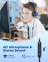 iClever HS14 Kids Headphones with Microphone, 85/94dB Volume Limited, Foldable Wired Kids Headset for Boys/Girls/Tablet/Travel/School......