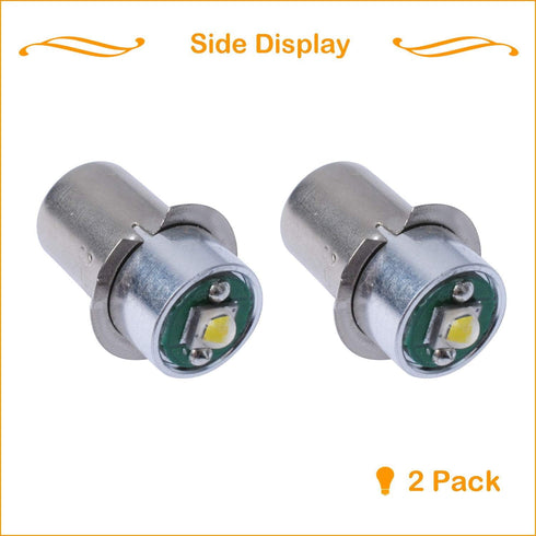 Podoy 3w 18v LED Upgrade Bulb for Compatible with Ryobi P704, P703, P700 Replace 780287001 Flashlight Bulb with White Light (2 Pack)...