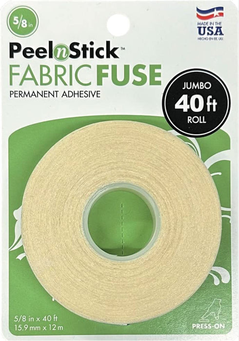 HeatnBond PeelnStick Fabric Fuse Adhesive 5/8" x 40 ft Roll...