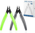 NICE-POWER Micro Wire Cutters, 5 inch 170 Mini Flush cutters, Nippers, Shear Cutters,Wire Snips, Small Side Cutters for Electronics Crafts Jewelry...
