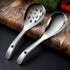 BESTonZON Rice Paddle Rice Spoon Stainless Steel Kitchen Utensil Rice Scooper Rice Spatula Soup Scoop Food Serving Spoon for Home Restaurant...