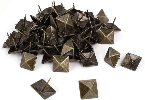 Antique Upholstery Nails Furniture Tacks Square Head Nail Pin Decorative Nails for DIY Project, Jewelry Wooden Boxes, Antique Drawer Repairing, Ho...
