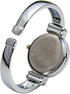 Silver Metal Band Slim Case Women's Bangle Cuff Watch...