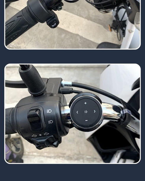 Wireless Bluetooth Media Button Remote Selfie Control Start Car Motorcycle Steering Wheel Music for iPhone Android iOS...