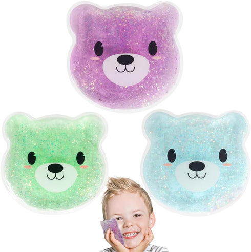 Hilph Kids Ice Packs for Boo Boos, Toddler Ice Packs Reusable Boo Boos Buddy Ice Packs Hot Cold Compress for Kids Injuries, Pain Relief, Bumps & B...