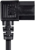 Monoprice 6ft 14AWG Right Angle Power Cord Cable w/ 3 Conductor PC Power Connector Socket (C13/5-15P) - Black...