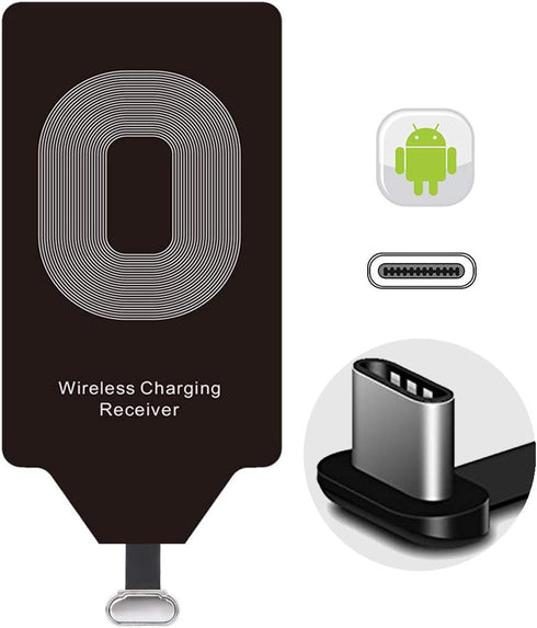 Wireless Charging Receiver Charger Adapter for LG Stylo 5 4 G5 V20 K31 Samsung Galaxy A71 A70 A20 A10 J7 Google Pixel 2 XL Essential Phone Moto G7...