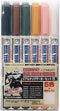 Gundam Marker GMS113 Real Touch Marker Set 2 (5 Color + 1 Clear Set)...