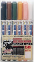 Gundam Marker GMS113 Real Touch Marker Set 2 (5 Color + 1 Clear Set)...