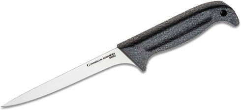 Cold Steel 6" Filet German 4116 Stainless Steel Fixed Blade Straight Narrow Back Full-Tang Game & Fish Processing Cutting Filleting Boning Knife w...