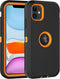 for iPhone 11 Case, with Built in Screen Protector Heavy Duty Drop Protection, Full Body Rugged Shockproof Dust Proof 3- Layer Tough Protective Ph...