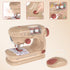 deAO Sewing Machine for Beginner, Safe Small Sewing Kit with Music Pre-Threaded Thread Fabric, Pretend Play Arts and Crafts Toys Gift for kids age...