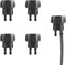 1/4 Inch Drip Irrigation Tubing to 3/4 Inch Garden Faucet Adapter 4PCS Water Drip Hose Adapter Connectors and Fittings with Washers...
