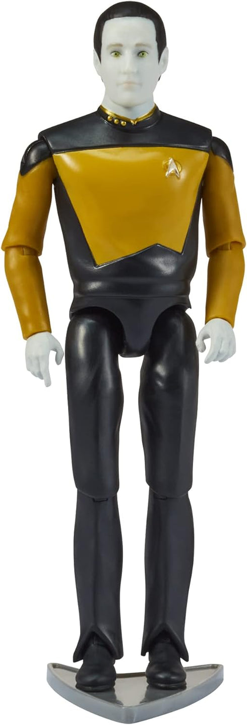 Star Trek Playmates Toys Universe: 5" Lt. Commander Data “Next Generation” Action Figure with Accessories, Multi...