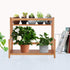 Ufine 2 Tier Bamboo Spice Rack Organizer Kitchen Countertop Storage Shelf Free Standing Holder Under Cabinet Bathroom for Various Bottles, Jars, S...