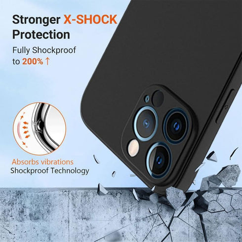 Case for BLU View 5 B160V (6.56"), Black Soft TPU Bumper Phone Case, Slim Shockproof Silicone Military Grade Drop Protective Shell for BLU View 5 ...