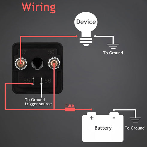 2 Pack 12V 200 Amp Continuous Duty Relay Switch Car Starter Heavy Duty Split Charge 4 Terminal SPST Relays for Truck Boat Marine...
