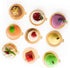 100-Pack Mini Cake Base Boards, Gold Mousse Cake Cardboard Set, Ideal for Dessert Buffet, Wedding, Parties, Catering Supplies (mixing set)...