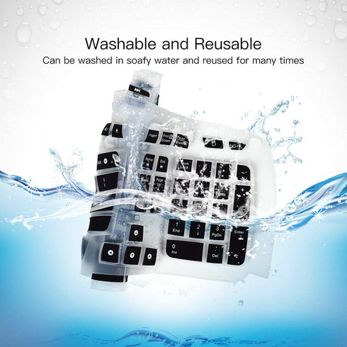 Keyboard Cover for Logitech K350 MK570 MK550 Keyboard Skin for Logitech K350 MK550 MK570 Wireless Wave Keyboard Cover Protective Skin Accessories,...