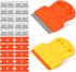 2 Pack Razor Blade Scraper Plastic Razor Blade Scraper Scraper Tool with Extra 10 Plastic Razor Blades and 10 Metal Blades for Adhesive Remover Re...