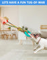 Interactive Dog Toys with Rope and Handle, Dog Chew Toys for Aggressive Chewers, Tug of War Rope Toy Non-Toxic Natural Rubber Long Lasting Dog Toy...