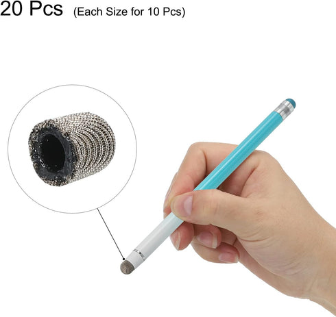 MECCANIXITY 20pcs 5mm/6mm Stylus Pen Fine Tips Conductive Fiber Capacitive Touch Screen Pens Tip Universal Replacement......