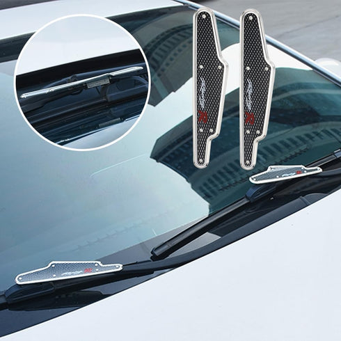JSCARLIFE 1 Pair Car Windscreen Wiper Stand Windshield Wiper Wing Blade Spoiler (Black/2)...