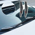 JSCARLIFE 1 Pair Car Windscreen Wiper Stand Windshield Wiper Wing Blade Spoiler (Black/2)...