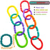 Baby Toys Links-to-Go Car Seat and Hanging Stroller Ring Toy, Larger Connecting Ring Travel Accessory Set...