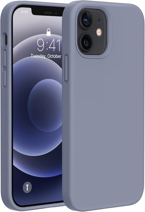 Miracase Compatible with iPhone 12 Case and iPhone 12 Pro Case, Liquid Silicone Gel Rubber Full Body Protection Shockproof Drop Protection Phone C...